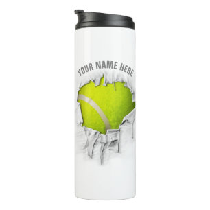 Termo Tumblador térmico de tenis desgarrado