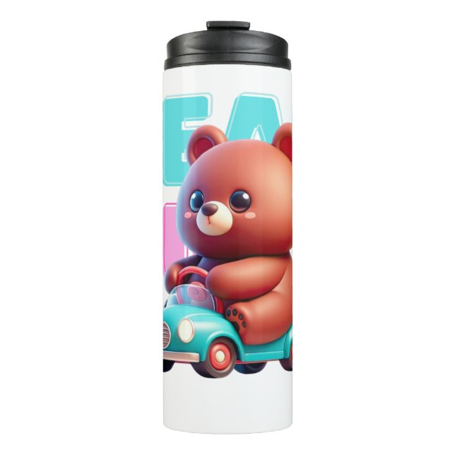 Termo Tumblador térmico de travesía de oso (Anverso)