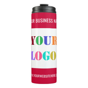 Termo Tumblador térmico del logotipo y del negocio del t