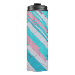 Termo Tumblador térmico del patrón abstracto colorido