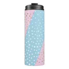 Termo Tumblador térmico del patrón de punto de bronce bl