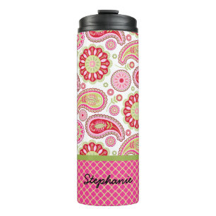 Termo Tumblador térmico del Personalizado Paisley bonito