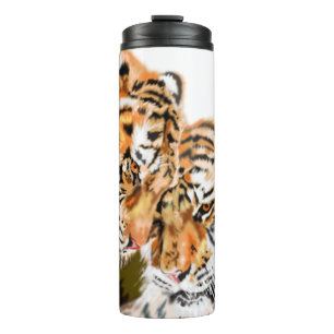 Termo Tumblador térmico del tigre de pareja