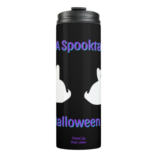 Termo Tumblador térmico fantasmal Spooktacular (Anverso)