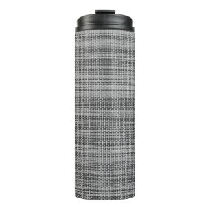 Termo Tumblador térmico Faux Gray Fabric