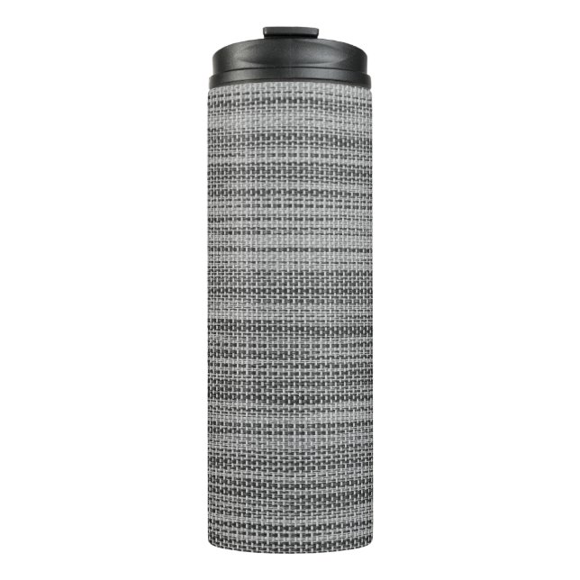 Termo Tumblador térmico Faux Gray Fabric (Anverso)