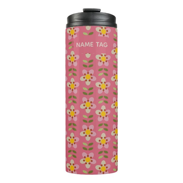 Termo Tumblador térmico floral Misty Charm (Anverso)
