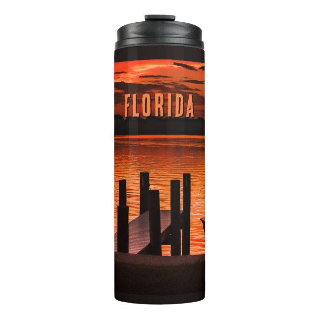 Termo Tumblador térmico Florida Sunset (Anverso)