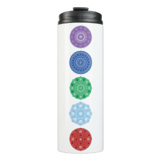 Termo Tumblador térmico multicolor de cinco elementos