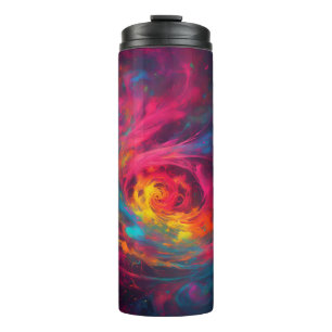 Termo Tumblador térmico Neon Mystical Swirls