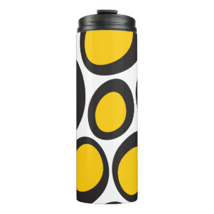 Termo Tumblador térmico Ovvio negro y amarillo