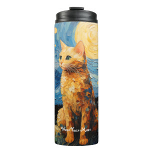 Termo Tumblador térmico personalizado del gato