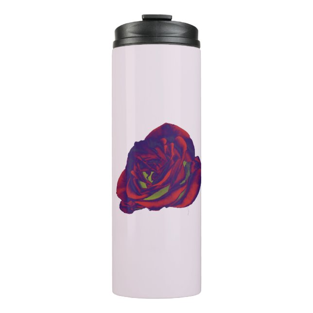 Termo Tumblador térmico Rosa Rojo (Anverso)