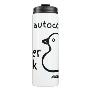 Termo Tumblador térmico silenciosamente Autocorrecto