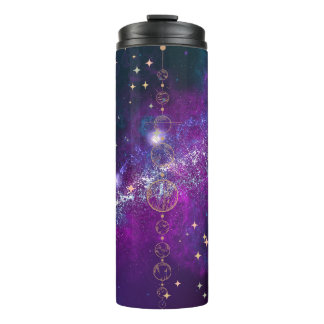Termo Tumblador térmico Starry Purple & Black Galaxy