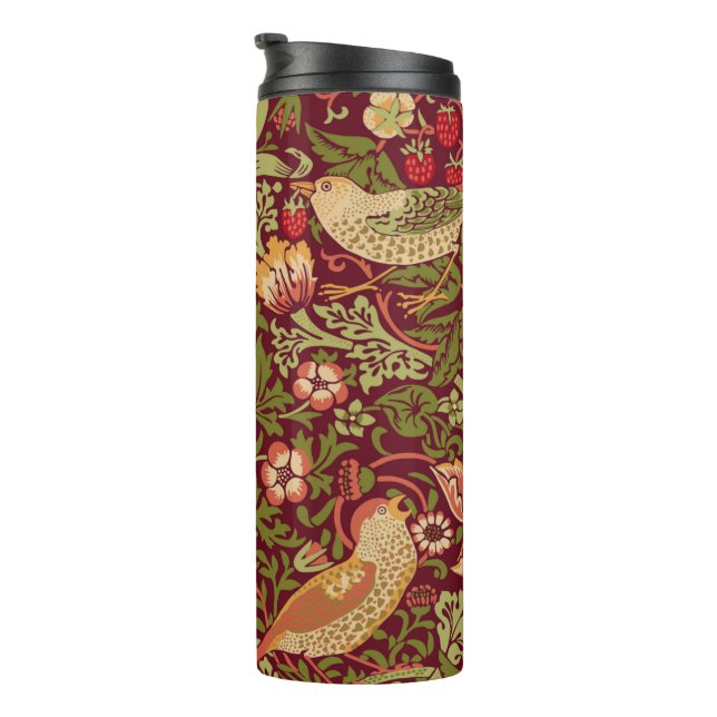 Termo Tumblador térmico William Morris Strawberry Thief (Rotado hacia la derecha)