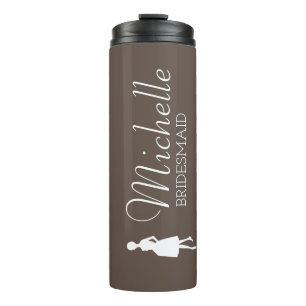 Termo Tumble termal de la dama de honor personalizada Ru