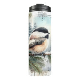 Termo Tumbler acuático de ave de pollo verde evergreen d