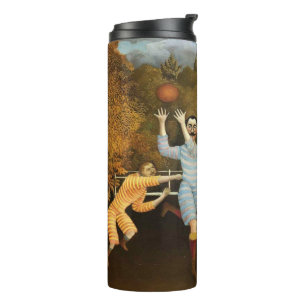 Termo Tumbler artístico de los jugadores de fútbol de Ro