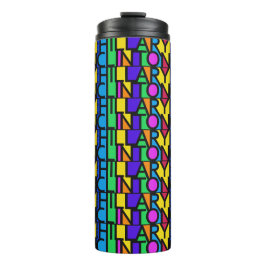 Termo Tumbler colorido de Hillary Clinton 2016