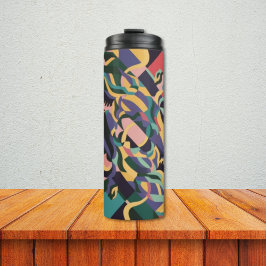 Termo Tumbler de Arte - Viaje Térmico