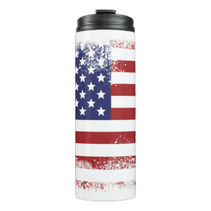 Termo Tumbler de bandera de Estados Unidos