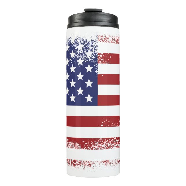 Termo Tumbler de bandera de Estados Unidos (Anverso)