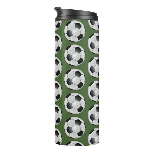Termo Tumbler de bolas de fútbol (Rotado hacia la derecha)