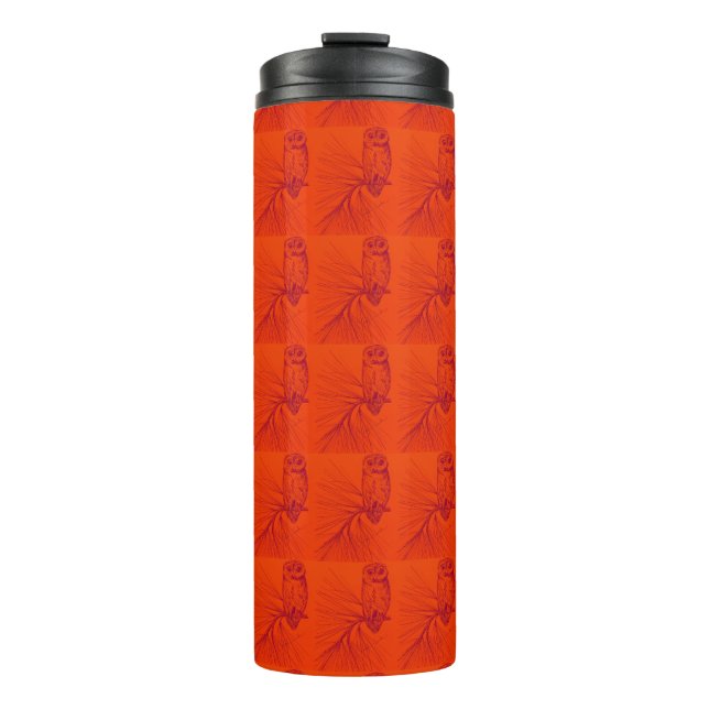 Termo Tumbler de búho de Halloween (Anverso)