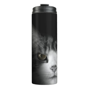 Termo Tumbler de cara de gato