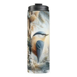 Termo Tumbler de color de agua del pájaro del pájaro de 