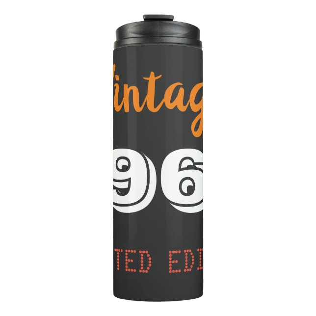 Termo Tumbler de cumpleaños 62 - Edición limitada de Vin (Anverso)
