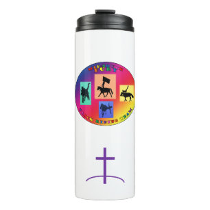 Termo Tumbler de furia de medio sur
