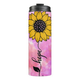 Termo Tumbler de girasol