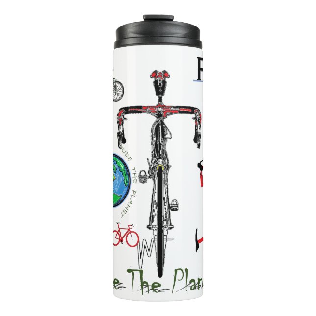 Termo Tumbler de inspiración ciclista (Anverso)