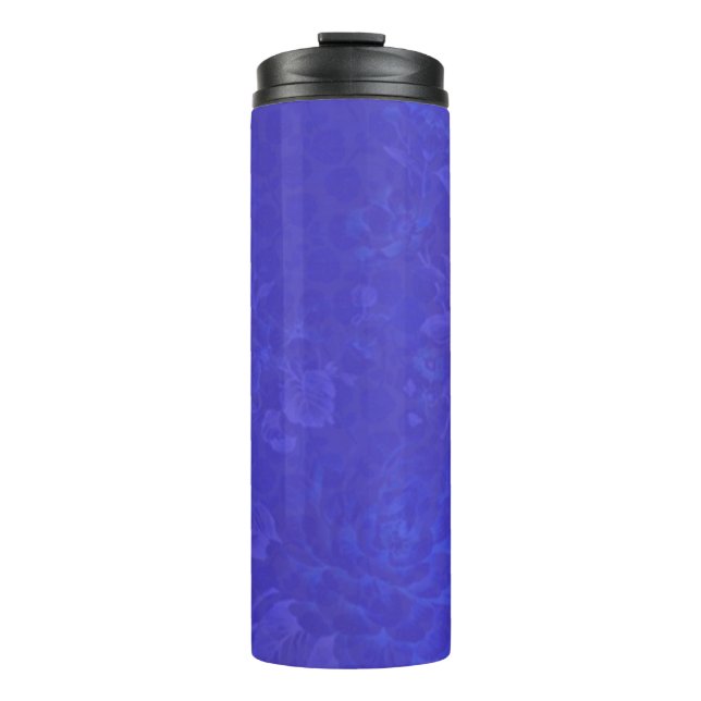 Termo Tumbler de jardín de Rosa púrpura (Anverso)
