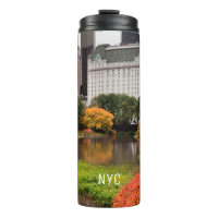 Tumbler de las iniciales del personalizado Central