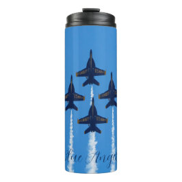 Termo Tumbler de los ángeles azules