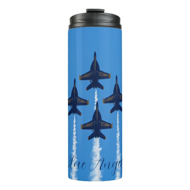 Termo Tumbler de los ángeles azules (Anverso)
