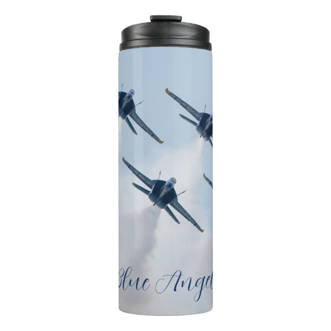Termo Tumbler de los ángeles azules (Anverso)
