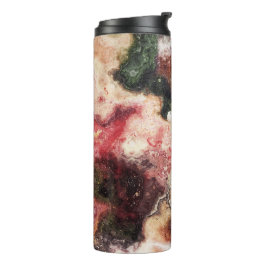 Termo Tumbler de mármol colorido