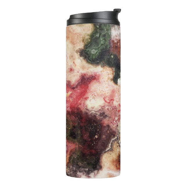 Termo Tumbler de Mármol Colorido (Rotado hacia la izquierda)