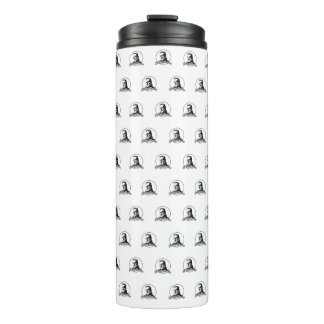 Termo Tumbler de mosaico con logotipo original