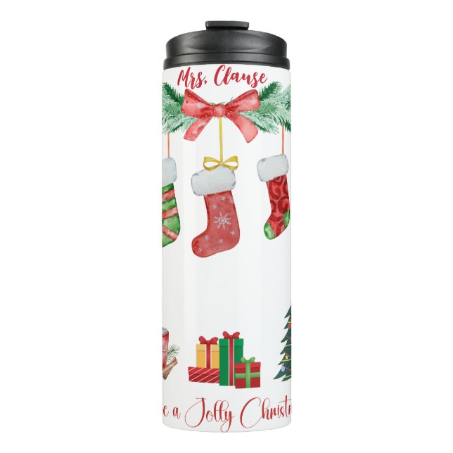Termo Tumbler de Navidades personalizados - Vallas festi (Anverso)