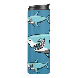 Termo Tumbler de nombre personalizado de Guay Sharks