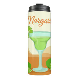 Termo Tumbler de nombre personalizado "Margarita"