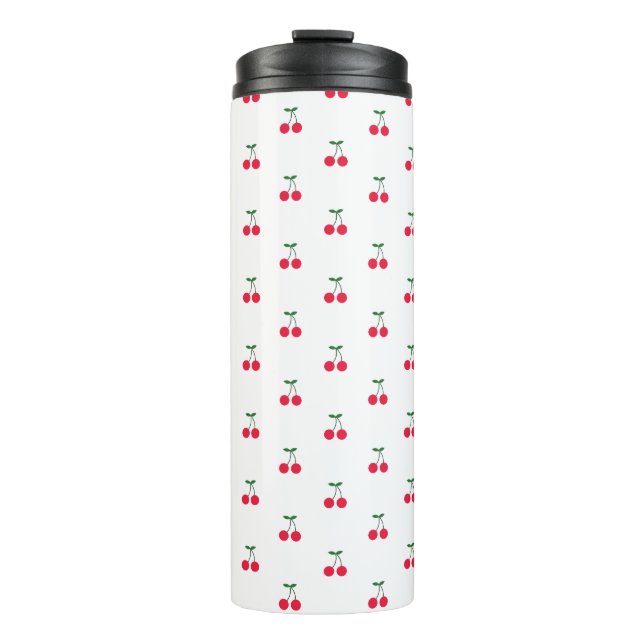 Termo Tumbler de patrón de cerezo dulce (Anverso)