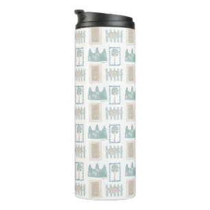 Termo Tumbler de patrón sin soldadura inspirado en Angko