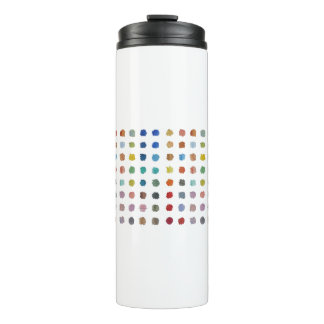 Termo Tumbler de puntos colorido - puntos pequeños