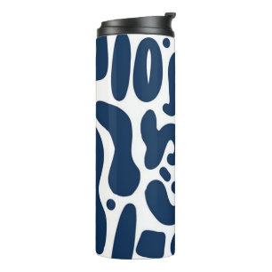 Termo Tumbler de resumen azul